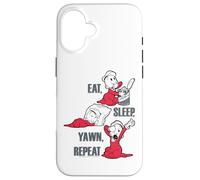 Popeye The Sailor Man Swee'Pea Eat Sleep Yawn Repeat Case for iPhone 16
