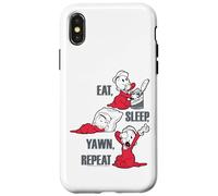 Popeye The Sailor Man Swee'Pea Eat Sleep Yawn Repeat Case for iPhone X/XS