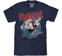 Popeye The Sailorman Men's T Shirt Navy XXXL