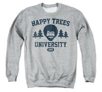 popfunk Bob Ross Happy Trees University Unisex Sweatshirt, Athletic Heather, XX-Large