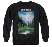 popfunk Bob Ross Mountain Serenity Unisex Sweatshirt, Black, Small
