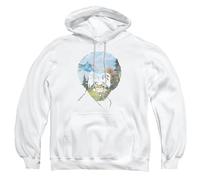 popfunk Bob Ross Valley Hair Unisex Hoodie, White, Medium