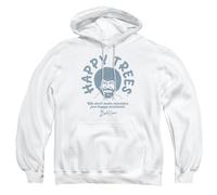popfunk Bob Ross We Don'T Make Mistakes Unisex Hoodie, White, X-Large