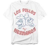 popfunk Breaking Bad The Los Pollos Unisex T Shirt, White