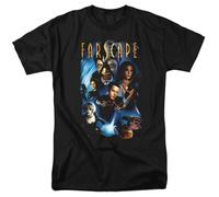 popfunk Farscape Comic Cover Unisex T Shirt, Black