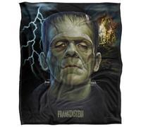 popfunk Frankenstein Head Silky Touch Super Soft Throw Blanket 152 X 127 Cm