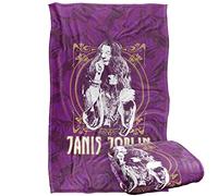 popfunk Janis Joplin Janis Gold Framed Silky Touch Super Soft Throw Blanket 91 x 147 Cm