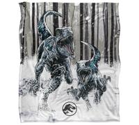 popfunk Jurassic World Jurassic World: Dominion Forest Hunt Raptors Silky Touch Super Soft Throw Blanket 91 x 147 Cm