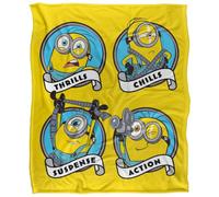 popfunk Minions And Monsters Film Crew Silky Touch Super Soft Throw Blanket 152 X 127 Cm