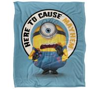 popfunk Minions And Monsters Here To Cause Mayhem Silky Touch Super Soft Throw Blanket 152 X 127 Cm