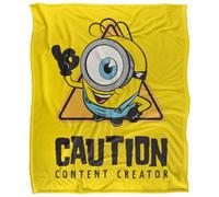 popfunk Minions And Monsters James Caution Content Creator Silky Touch Super Soft Throw Blanket 152 X 127 Cm