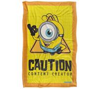 popfunk Minions And Monsters James Caution Content Creator Silky Touch Super Soft Throw Blanket 91 x 147 Cm