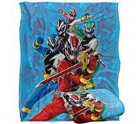 popfunk Power Rangers: Dino Fury Group Stack Silky Touch Super Soft Throw Blanket 152 X 127 Cm