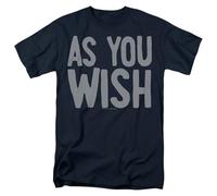 popfunk Princess Bride as You Wish Unisex T Shirt, Navy