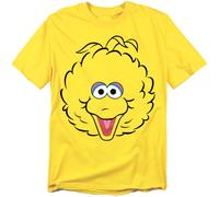popfunk Sesame Street Big Bird Full Face Unisex T Shirt, Yellow