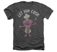 popfunk Sesame Street Let Him Cook Unisex T Shirt, Charcoal