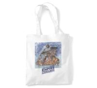 popfunk Star Wars Empire Strikes Back Retro Poster Grocery Travel Reusable Tote Bag, White, 38X42Cm