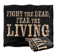 popfunk The Walking Dead Fight The Dead Fear The Living Silky Touch Super Soft Throw Blanket 91 x 147 Cm
