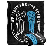 popfunk The Walking Dead We Fight For Our Future Silky Touch Super Soft Throw Blanket 152 X 127 Cm