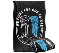 popfunk The Walking Dead We Fight For Our Future Silky Touch Super Soft Throw Blanket 91 x 147 Cm