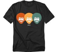 popfunk Unisex Bob Ross Traffic Light Unisex T Shirt, Black T-Shirt (Pack of 1)
