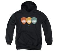 popfunk Unisex Kids Bob Ross Traffic Light Youth Kids Boy Girls Pull-over Hoodie, Black Hooded Sweatshirt (pack of 1)