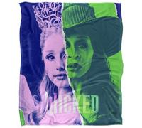 popfunk Wicked Glinda And Elphaba Torn Poster Silky Touch Super Soft Throw Blanket 152 X 127 Cm