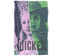 popfunk Wicked Glinda And Elphaba Torn Poster Silky Touch Super Soft Throw Blanket 91 x 147 Cm