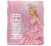 popfunk Wicked Glinda Upland Pink Wand Silky Touch Super Soft Throw Blanket 91 x 147 Cm