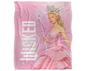 popfunk Wicked Glinda Upland Pink Wand Silky Touch Super Soft Throw Blanket 91 x 147 Cm