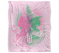 popfunk Wicked Pink And Green Glinda And Elphaba Portrait Silky Touch Super Soft Throw Blanket 152 X 127 Cm
