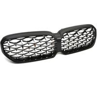 POPGDVDCTM Compatible With BMW For 3 Series G20 G28 2020 2021 2022 Front Bumper Hood Grill Shooting Star Grille Durable Protection Car Accessories(Black Silver)