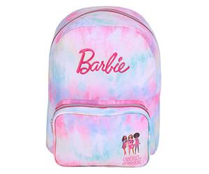 Popgear Barbie Girl Power Tie Dye Backpack, Girls, One Size, Multicoloured, Official Merchandise