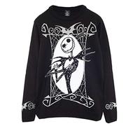 Popgear Boy's Disney the Nightmare Before Christmas Jack Portrait Boys Knitted Jumper Black Sweaters (Pack of 1)