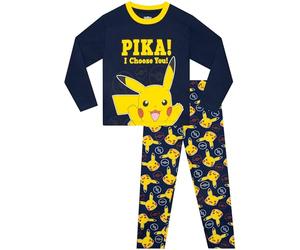 Popgear Pokemon Pyjamas | Pikachu Pyjamas | Cotton Boys Pyjamas | Boys’ Pyjamas Sets | Cool PJs For Boys | Blue 11-12 Years