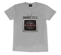 Popgear Women's Marvel Wandavision Tv Logo Women's Boyfriend Fit T-shirt Heather Grey fashion t shirts, Grey, M UK