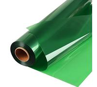 POPGIFTU Cellophane Wrap Roll Green | Unfolded 86CM Wide X 30M Long | 3Mil Thick Translucent Green | Gifts, Baskets, Treats Cellophane Wrapping Paper | Colorful Cello Décor, Decorations
