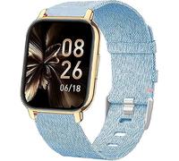 Popglory 1.85 Smart Watch Band,Breathable Nylon Woven Fabric Replacement Accessory Strap Compatible with Popglory 1.85" P66 Smart Watch/LESHIDO Watch/LESHIDO CS08 1.85"Smart Watch/CS08/P66 Smart Watch