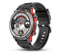 Popglory Smart Watch, 1.43'' AMOLED Smartwatch Men Women Answer/Make Call, Digital Fitness Watch Connected GPS, 110+ Sports, Blood Pressure, Heart Rate, Stress Monitor Sports Watch for Android or iOS