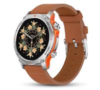 Popglory Smart Watch, 1.43'' AMOLED Smartwatch Men Women Answer/Make Call, Digital Fitness Watch Connected GPS, 110+ Sports, Blood Pressure, Heart Rate, Stress Monitor Sports Watch for Android or iOS