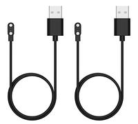 Popglory Smart Watch 2-Pack Charging Cable, Portable Magnetic Charger with USB Charging Cable Cord for P22