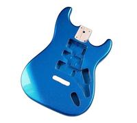 Poplar Wood Electric Guitar Body Metallic Blue DIY Guitar Barrel 3-4 Pieces Wood Combine Guitar Part 5.7cm Width (Color : 03)