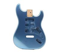 Poplar Wood Electric Guitar Body Metallic Blue DIY Guitar Barrel 3-4 Pieces Wood Combine Guitar Part 5.7cm Width (Color : 02)