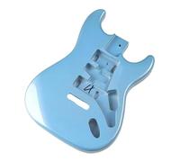 Poplar Wood Electric Guitar Body Metallic Blue DIY Guitar Barrel 3-4 Pieces Wood Combine Guitar Part 5.7cm Width (Color : 01)