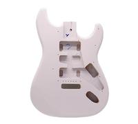 Poplar Wood Electric Guitar Body Sunburst Color Guitar Accessories Guitar Barrel Body High Gloss Finish (Color : 6 White)