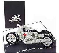 PopLife Motorcycle 3D Pop Up Card - Father's Day, Birthday, Graduation, Congratulations, Retirement, Anniversary - Gift Sport Bike, Motorbike Card for Husband, Son, Father, Brother, Biker, Rider