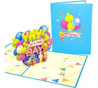 PopLife® "Yay It's Your Day 3D Pop Up Card - Birthday Greeting Card, Surprise Message Card, Anniversary - For Husband, Wife, for Boyfriend, Girlfriend, for Son, Daughter, for In-Laws, Teacher