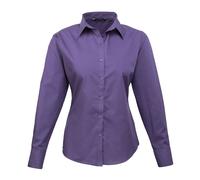 Poplin Long-Sleeved Blouse Premier Purple 14