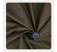 Poplin Polycotton Fabric by The Metre UK, 45 inch Wide Cotton Polyester Fabric Material, Sewing Material, Lining Fabric, Dressmaking Fabric, Quilting Fabric, Cotton Roll Clearance Pyrhan, (Brown)