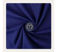 Poplin Polycotton Fabric by The Metre UK, 45 inch Wide Navy Cotton Polyester Fabric Material, Sewing Material, Lining Fabric, Dressmaking Fabric, Quilting Lining Cloth, by Pyrhan, French Navy